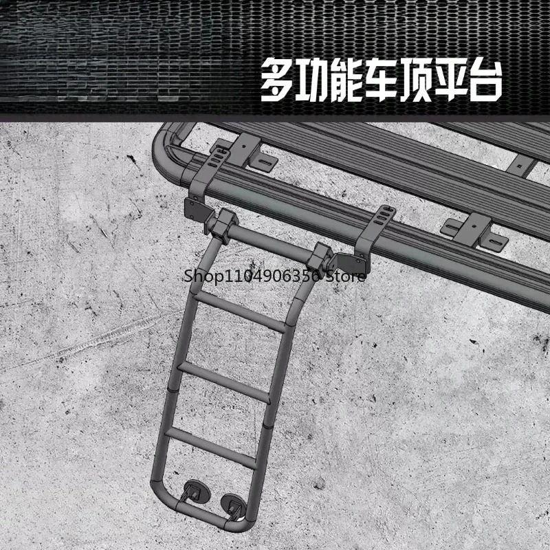 for Aluminum Roof Rack Ladder 4x4 Car Side Ladder