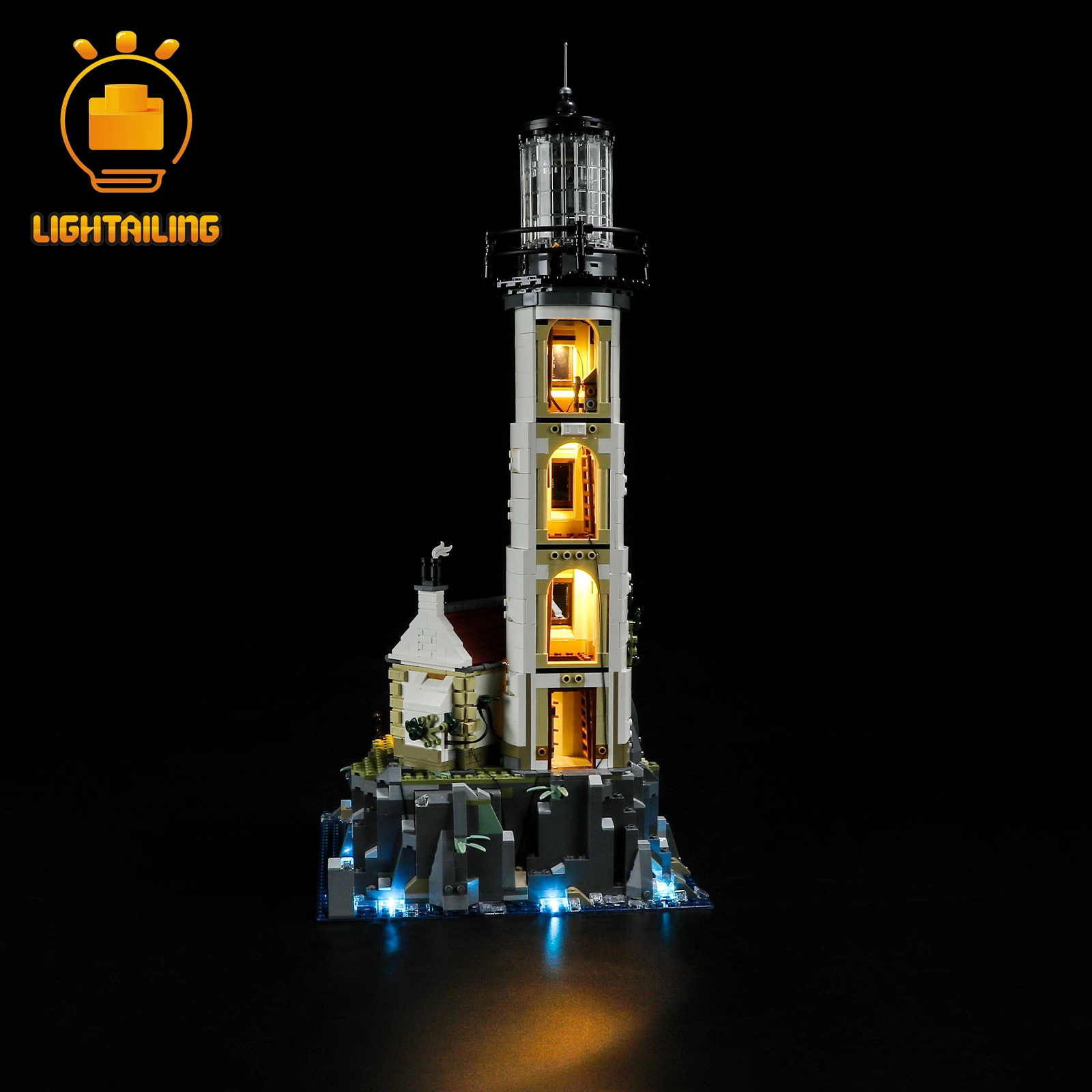 LIGHTAILING LED Light Kit for 21335 Lighthouse Building Blocks Set (NOT Include the Model) Toys for Children