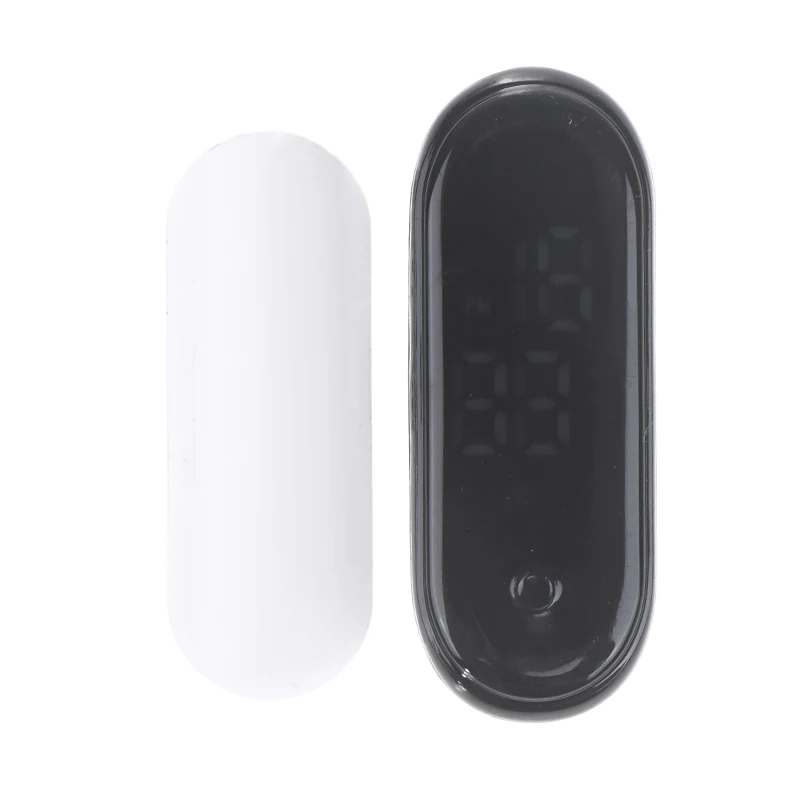 Stickable Portable Clock for Electric Motorcycles with Digital Display