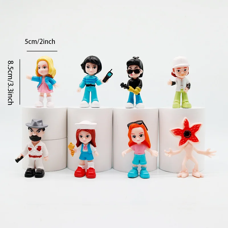 شخصيات التلفزيون ألعاب الحركة نموذج لجسم لطيف أحد عشر ماكس دمى ستيف تمثال الاطفال هدايا للأطفال بنين بنات