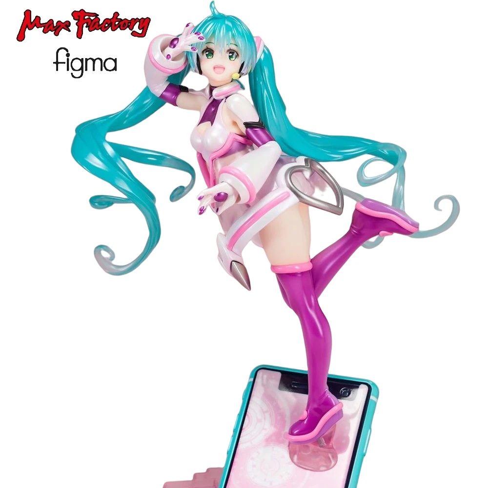 

Anime Figure Hatsune Miku 23CM Cute Kawaii Original Max Factory Virtual Singer PVC Collection Modle Doll Kids Birthday Gift Toys