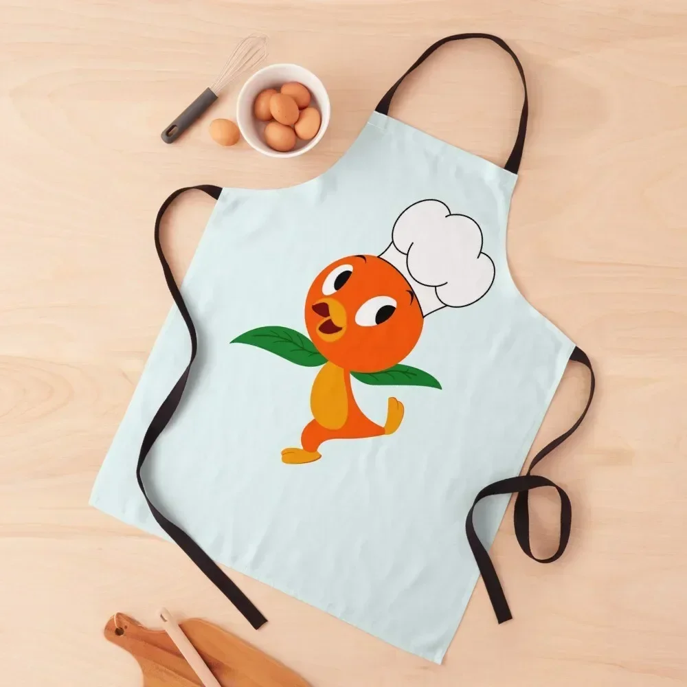 

Vintage Orange Bird Apron japanese woman Men gift Waiter Uniforms Manicurists Apron
