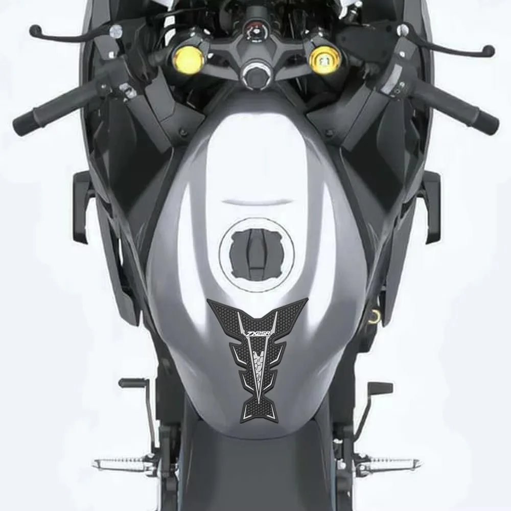 For Kawasaki Ninja ZX-25R ZX 25R 2019-2024 Motorcycle Side Fuel Tank Protection Sticker Rubber Gas Tank Decoration Pad Kits Part