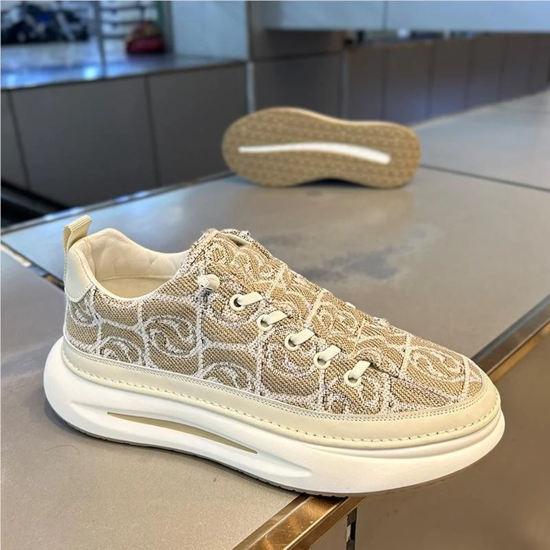 

Men's Slip-On Shoes Embroidered Canvas Casual Low-Top Sporty Soft-Soled Summer 2024 New Style Breathable Fashionable Single S...