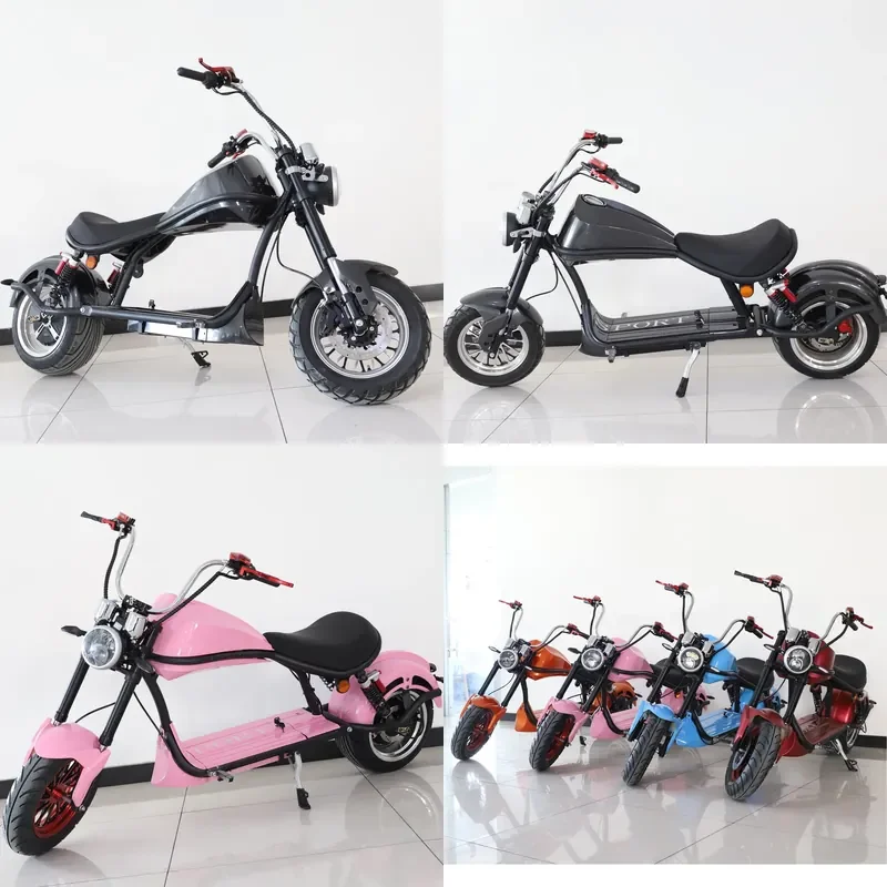 STROVAN Model U1 Removable Battery 2000w 3000w Electric Scooters Chopper for Adult Citycoco