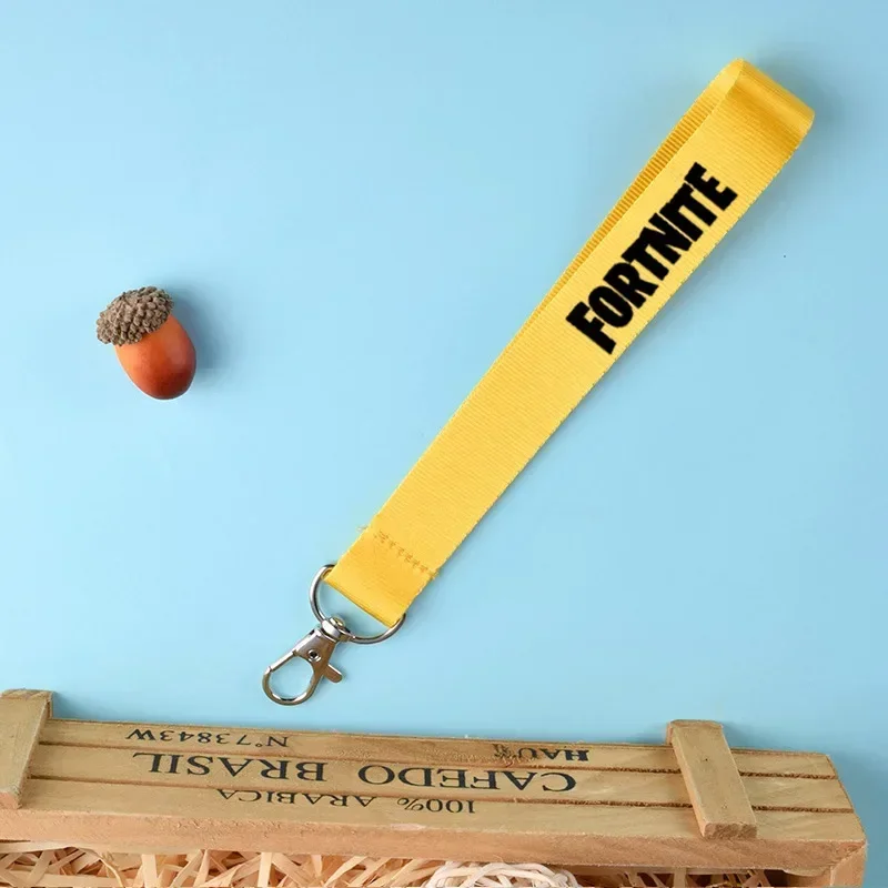Fortnite Kids Mobile Phone Hang Rope Keychain Pendant Hang Buckle Kids Key Chain