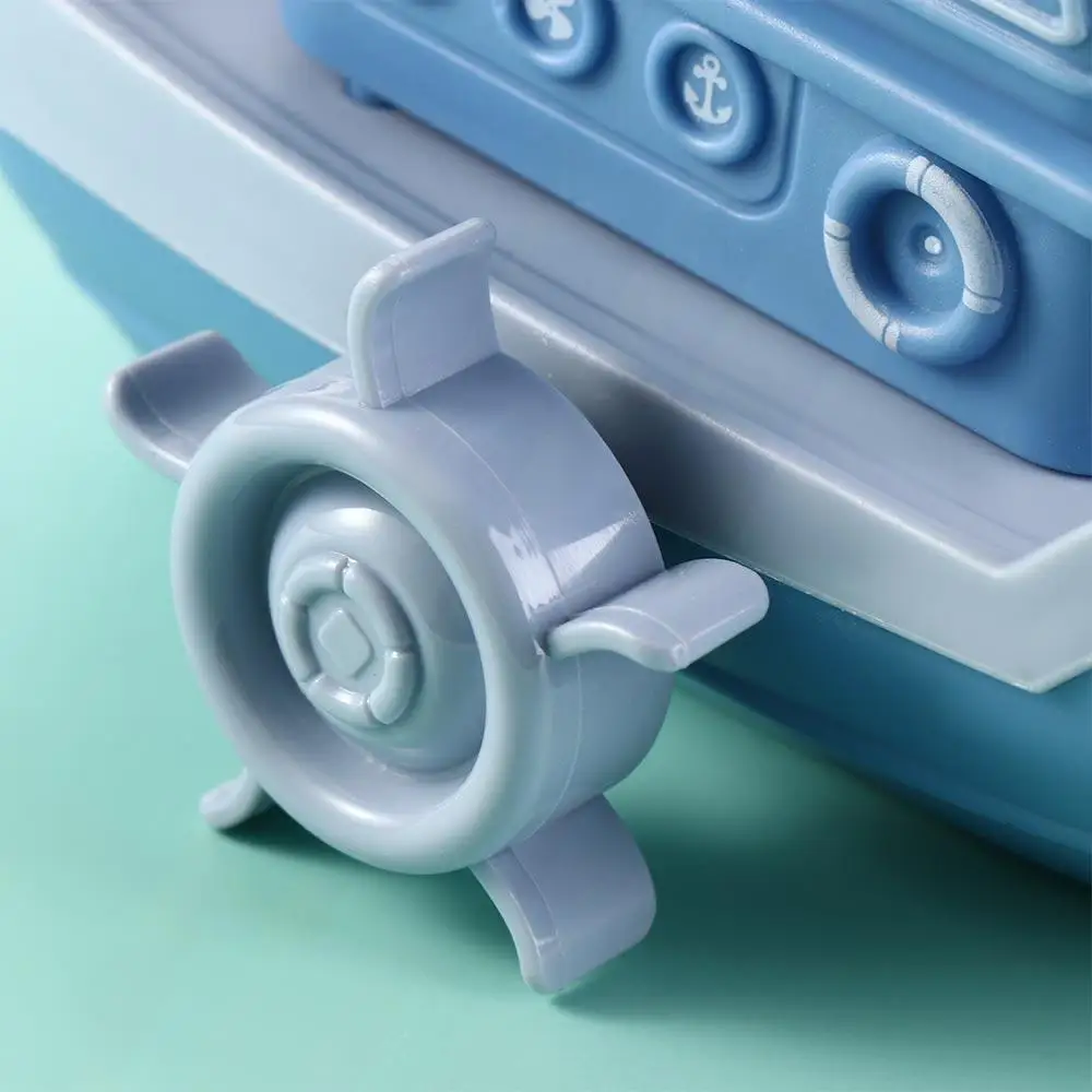 목욕 놀이 장난감 떠다니는 배 게임 생일 선물 물놀이 장난감 윈드업 아기 목욕 장난감 만화 배 시계태엽 보트