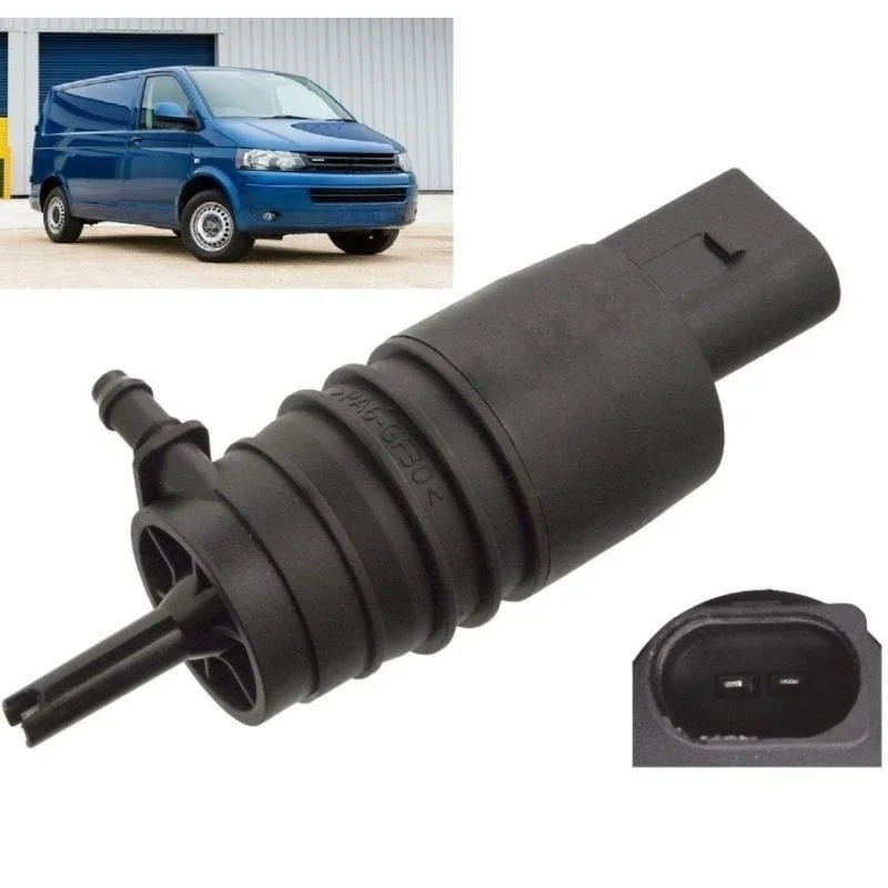 Front Windscreen Washer Pump For Skoda VW Transporter T5 2003 onwards No Rear Wipers1J5955651 1K5955651 1T0955651