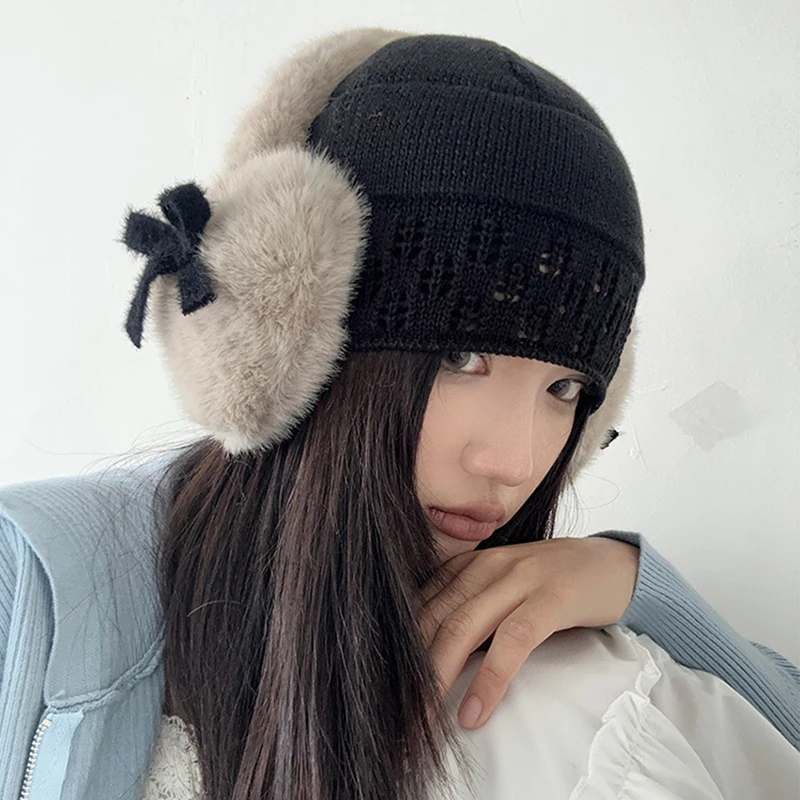 Winter Plush Ear Protection Earmuffs Plush Comfortable Keep Warm Earmuffs Fashion Unisex Outdoor Ear Protect Decorate Earmuffs