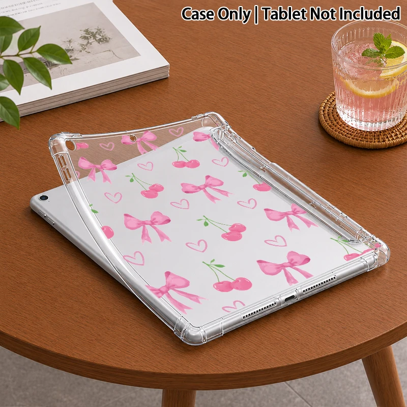 Suitable for iPad 10th/11th Gen A16 Protective Case, iPad Air 5, Pro 11/13, 7th/8th/9th Gen, 9.7/10.5, Mini, TPU Soft Case
