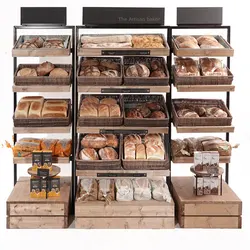 Multi-layer Classification Miscellaneous Bread Storage Holder Rack Store Metal Folding Rack Shelf