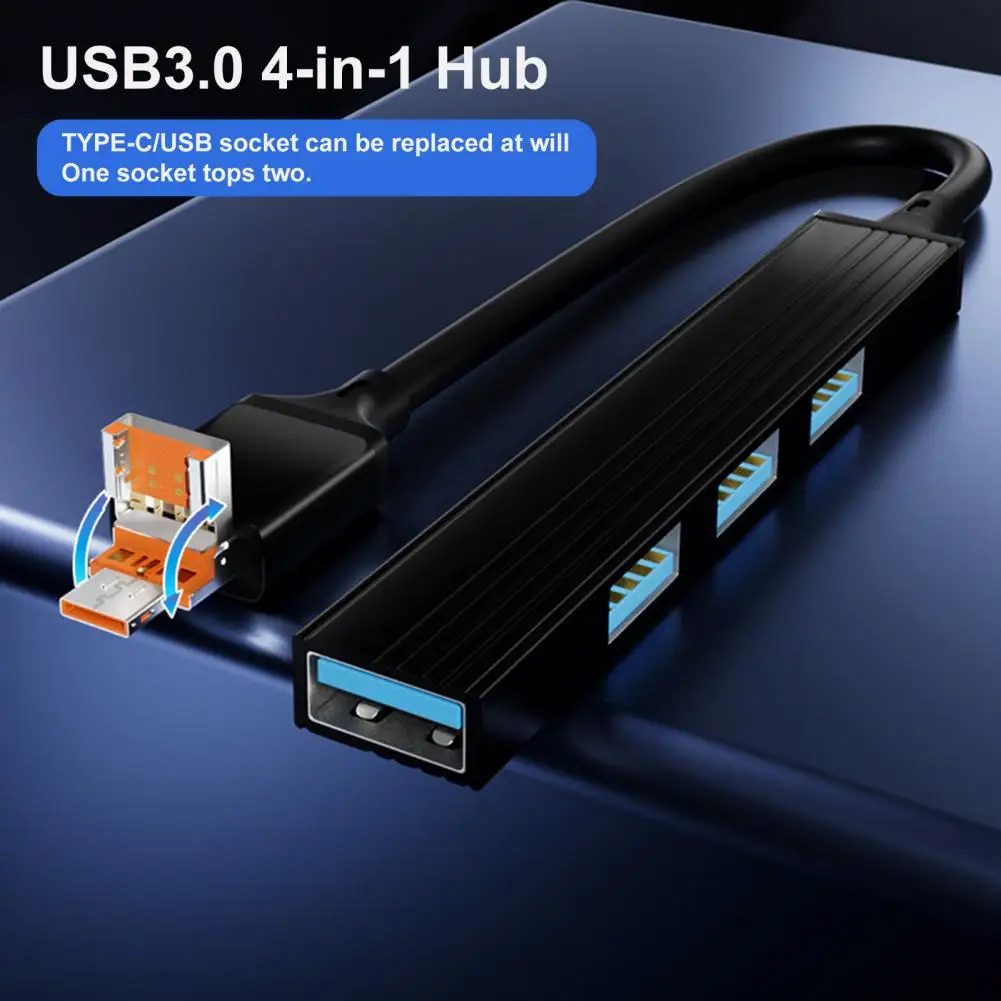 Usb Hub Usb3 0 Docking Station High speed 4 in 1 Usb/type c Hub Docking Station Multi port Adapter for Laptops