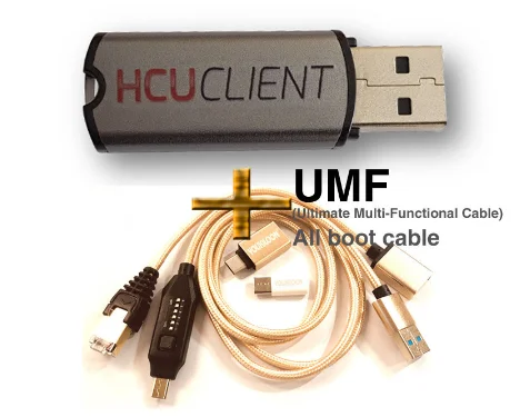 Original HCU Dongle + DC Phoenix Phone + UMF All Boot cable converter DCunlocker upgrade