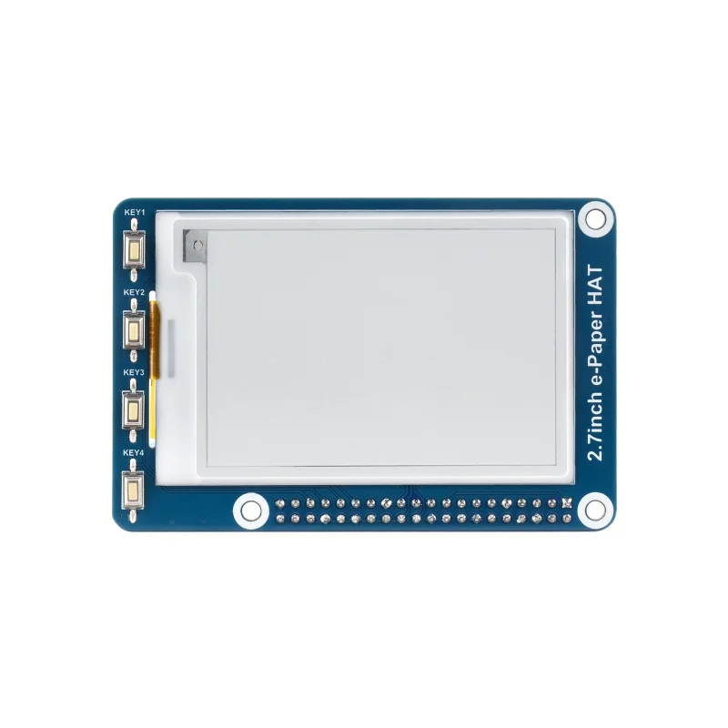 264x176, 2.7inch E-Ink display HAT for Raspberry Pi, SPI Interface