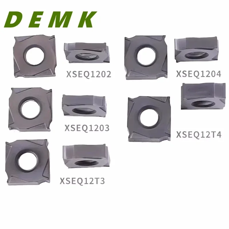 High quality XSEQ Milling Tools Insert XSEQ1202 XSEQ1203 XSEQ12T3 XSEQ1204 XSEQ12T4 YBG302 Pastilha Torno For Milling Machine