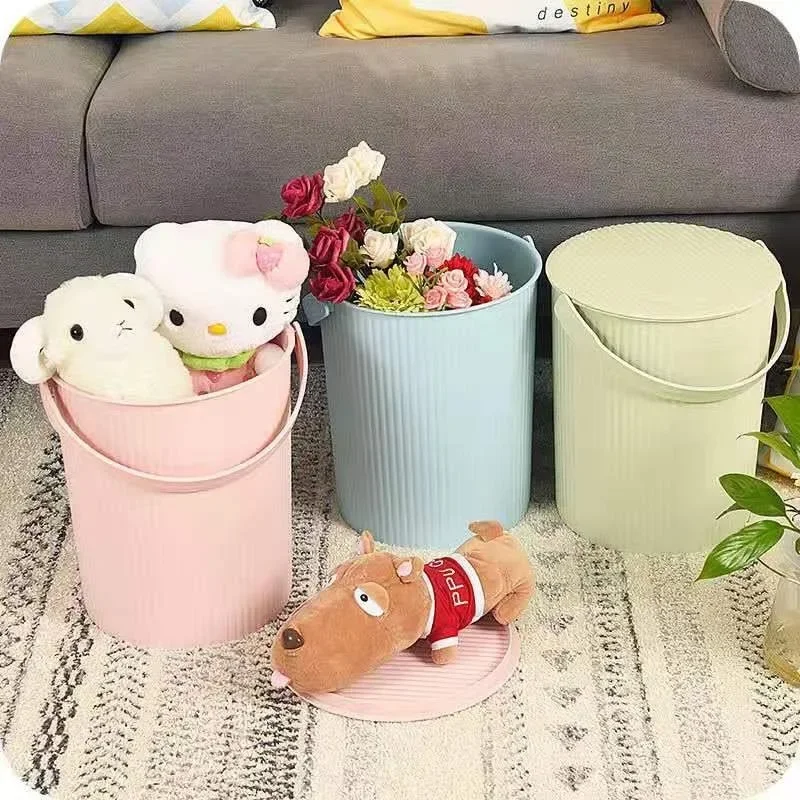 Medium Bucket Stool Plastic Sitting Household Water Storage Fishing Bucket Portable Storage Containers Kindergarten Storage