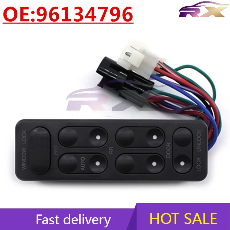 NEWM:96134796 Suitable For Daewoo Automobile Glass Lift Control Switch Electric window button adjustment switch