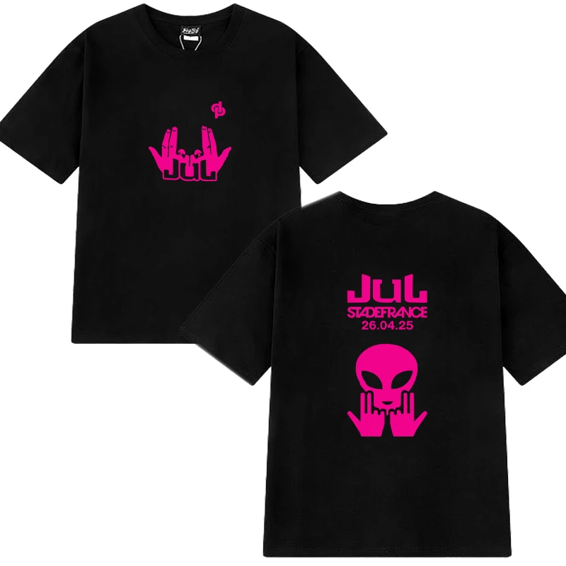 

New Rap Jul Tour Album 2026 T-Shirts Man Woman Pop Music Casual Short Sleeve Shirt Vintage High Quality Hip Hop Cotton Tee shirt