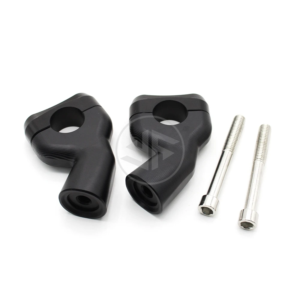Motorcycle Accessories Handlebar Riser Clamps Adapter For TRIUMPH Bobber Black Bonneville T100 T120 Speedmaster Raises Handlebar