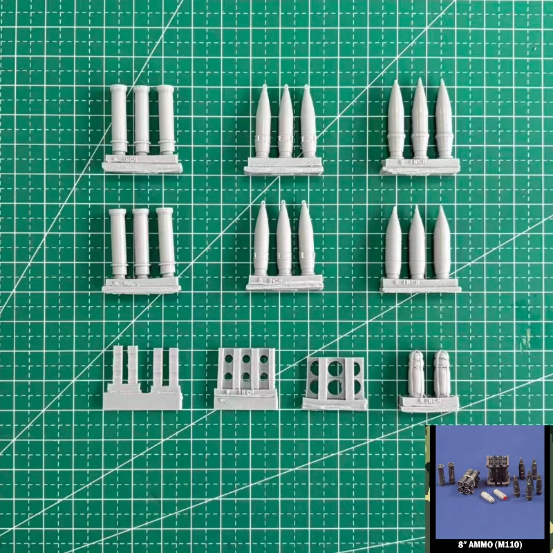 

Модель из литой смолы в масштабе 1/35, сборный комплект, набор с 8-дюймовым снарядом (M110), модель диорамы, несобранная, неокрашенная.