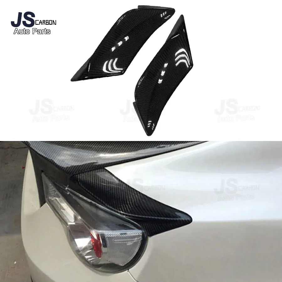 For Toyota GT86 Subaru BRZ Carbon Fiber Tail Wrap Corner Car Tail Light Decoration Trunk Side Spoiler Splitter Body Kit