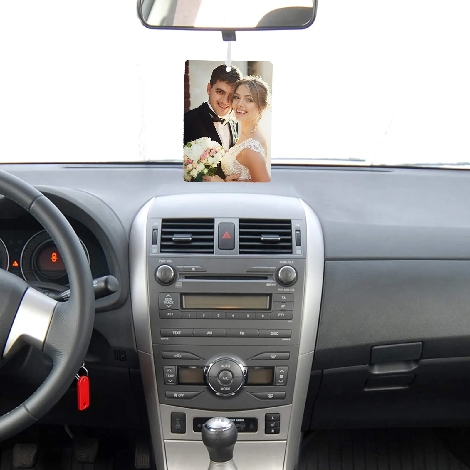 

1 Set Felt Sublimation Blanks Car Air Freshener Diy Fragrance Sheets Heat Transfer Aroma Sheets Natural Safe Replacement For