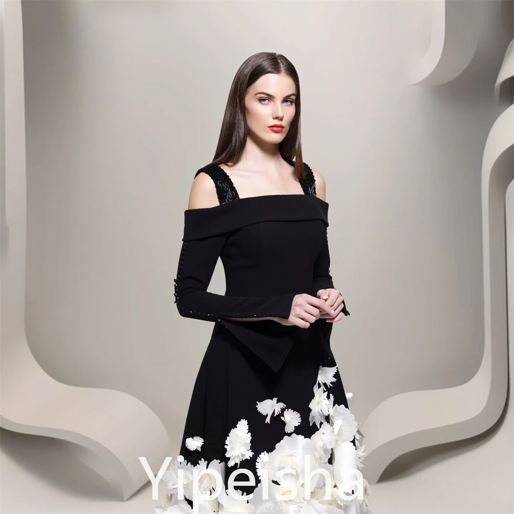 Yipeisha ประณีต Elegant High COLLAR A-Line Evening Draped Bolero Stole ซาตินที่กําหนดเอง