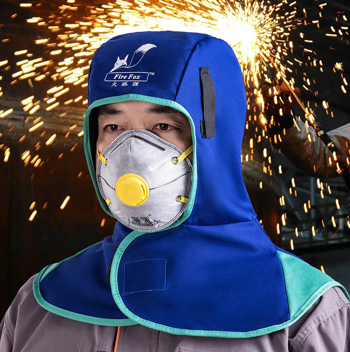 Welding Cap Welder Hood Welding Helmet Fire Flame Retardant Orange FR Cotton Welding Hats