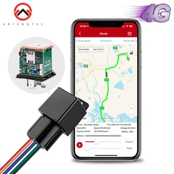 4G GPS Tracker for Car MiCODUS MV730G 9-95V Cut Off Fuel Engine On Shake Alarm Anti-theft Relay GPS Tracking Device Free APP