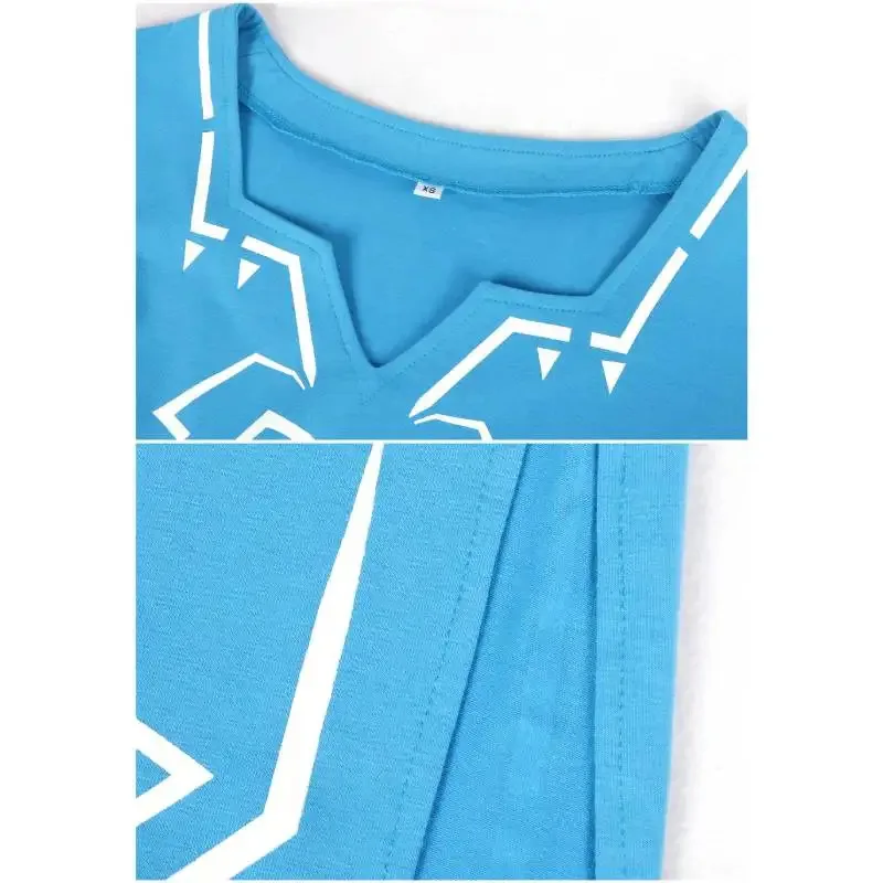 DAZCOS เกมอะนิเมะเสื้อคอสเพลย์เครื่องแต่งกาย Carnival ฮาโลวีนเครื่องแต่งกายผู้ใหญ่ผู้หญิง Hero Tunic Link คอสเพลย์เสื้อสีฟ้าชุด