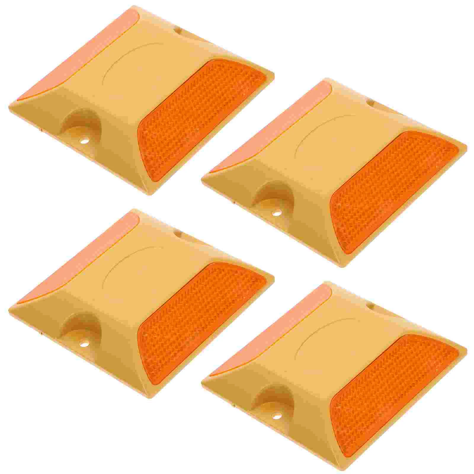 4 Uds. Reflector reflectante de señales de carretera decorar reflectores de remolque automotriz accesorios de entrada de plástico