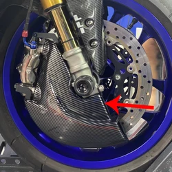Motorcycle Front Brake Caliper Cover System Air Cooling Ducts Side Panel For Yamaha YZF R1 2020 2021 2022 2023 2024 YZF-R1 Parts