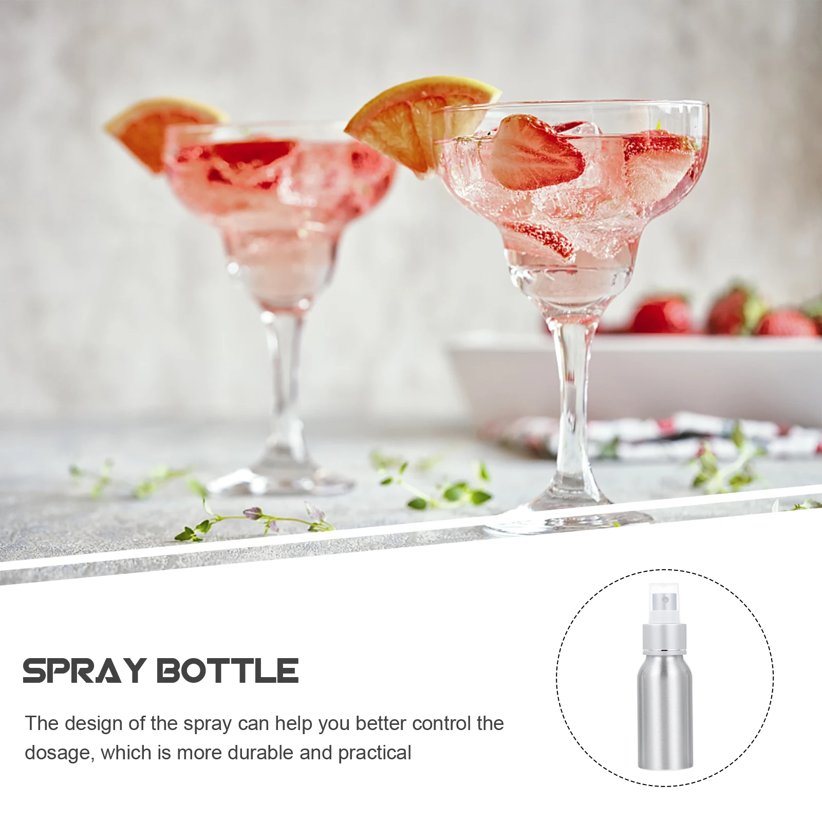 

3Pcs Spray Bottle Multi-Function Aluminum Portable Sprayers for Cocktail Perfume Essential Oil Home Bar Accessory