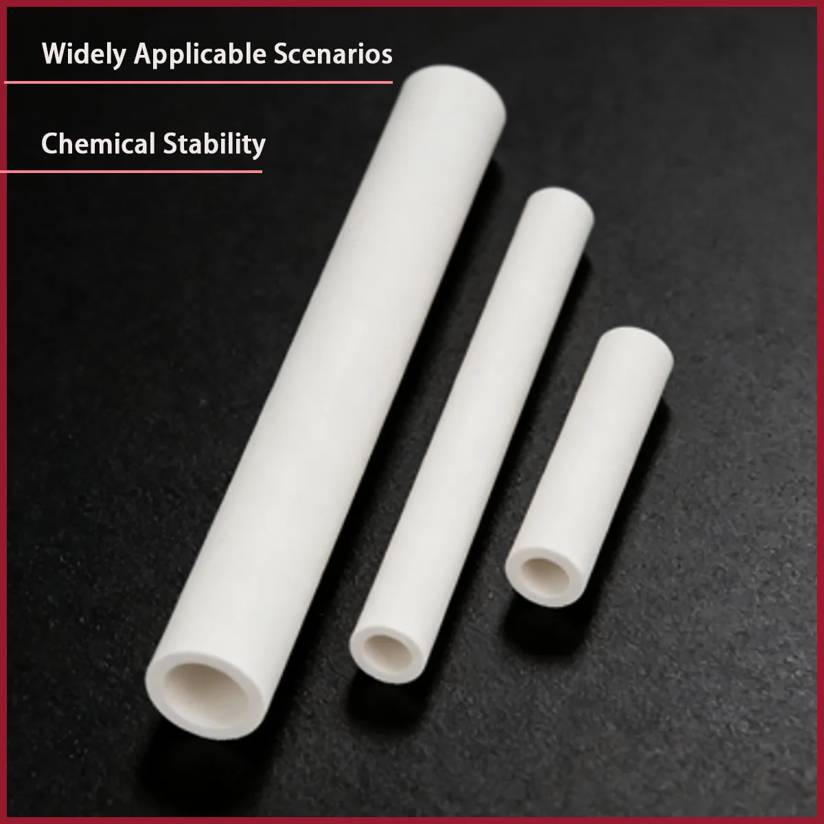 Inner Diameter 0.6-11mm Alumina Single Hole Ceramic Tube for Chemical Fluid Transportation, Electronic Insulation, Etc