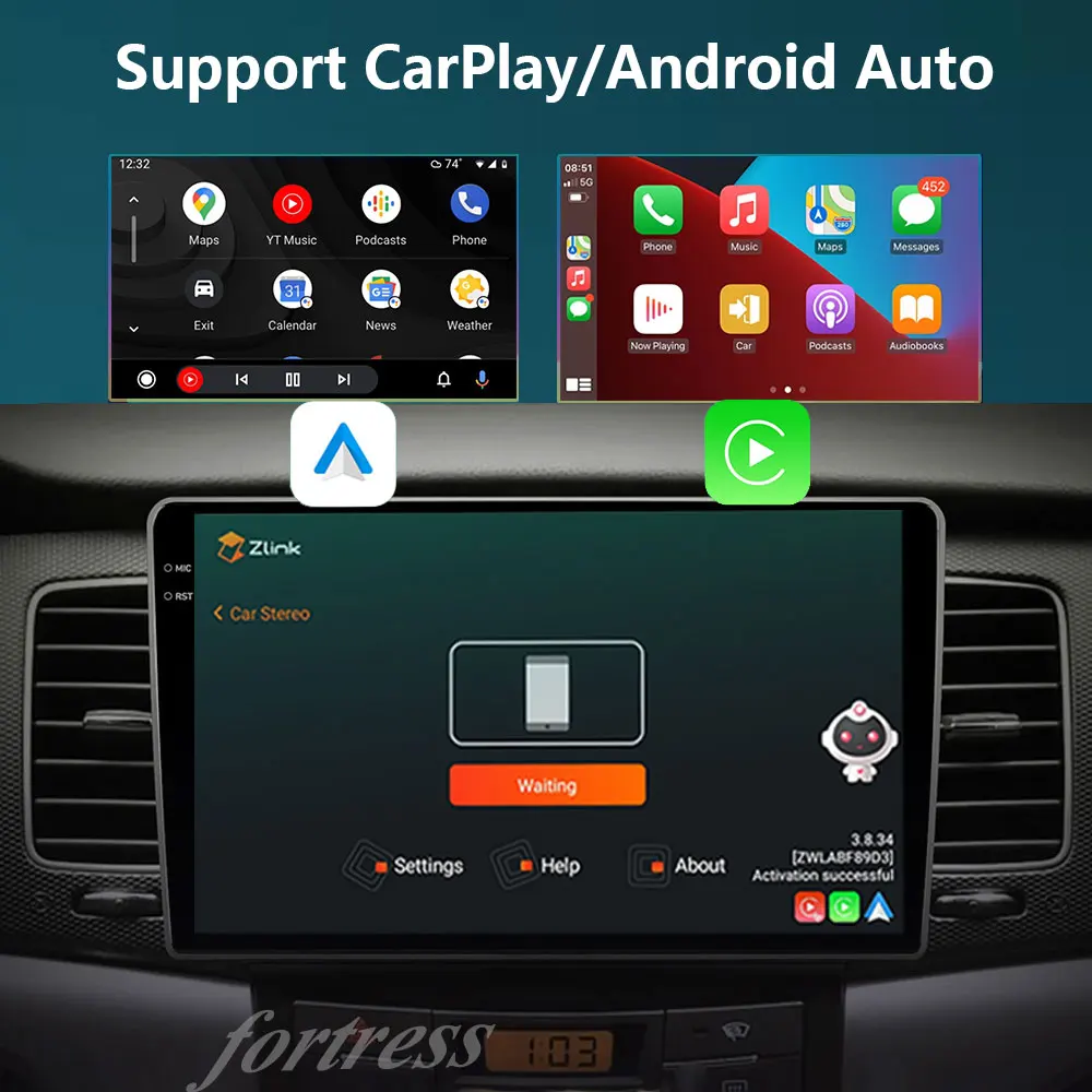 Android 13 Radio For SsangYong Korando 3 Actyon 2 2010 - 2013 Car stereo Multimedia Player Carplay Auto GPS navigation DSP 48EQ