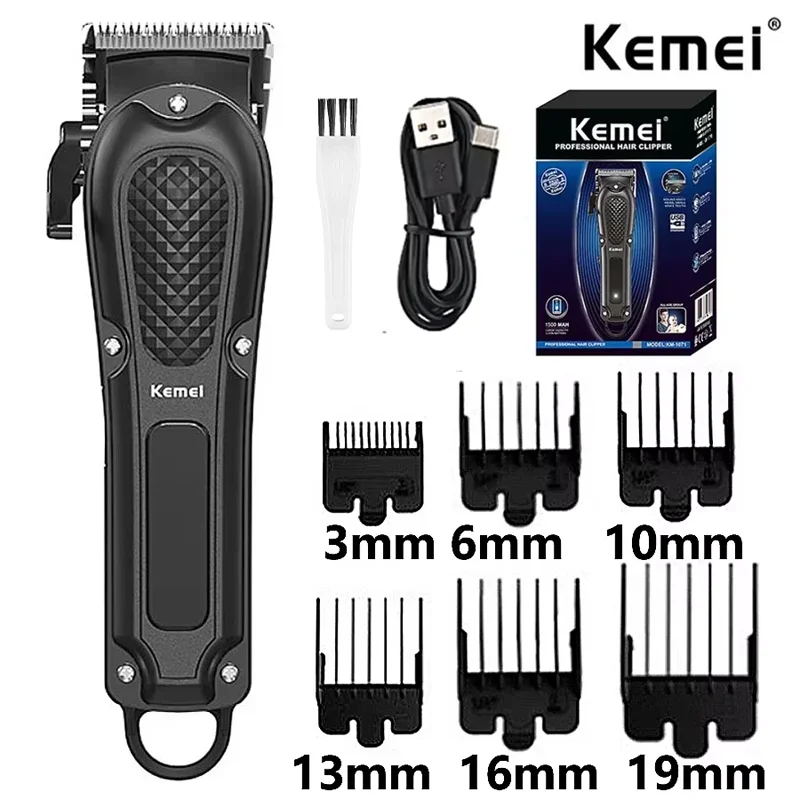 Kemei KM-1071 Elektrische Haarschneidemaschine UBS Wiederaufladbare Akku-Bartschneider Männer Leistungsstarke Elektrische Haarschneidemaschine Trimmwerkzeug