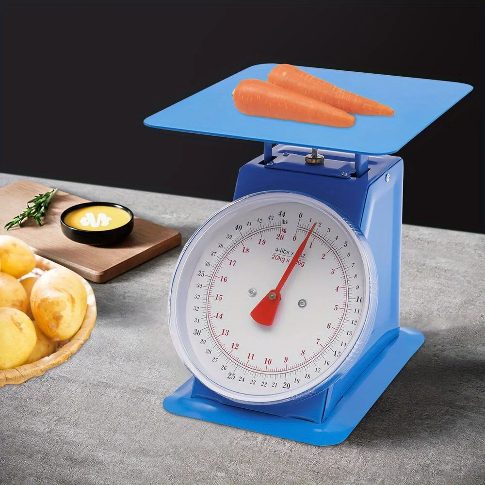 Industrial&Heavy Duty Portion-Control Mechanical Dial Scale Tabletop Blue kg/lbs