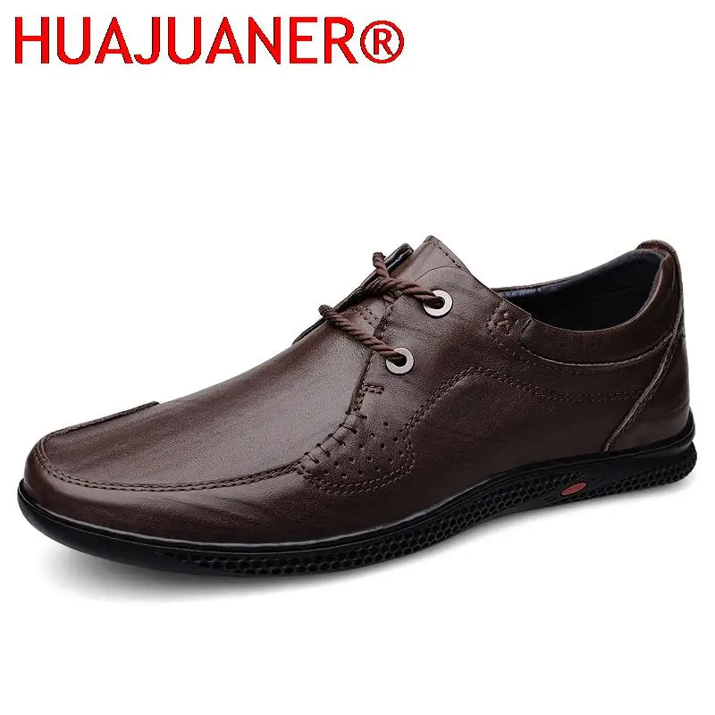 

New Design Men Oxford Shoes Men Genuine Leather Dress Shoes High Quality Male Flats Business Male Casual Footwears Italian Shoes