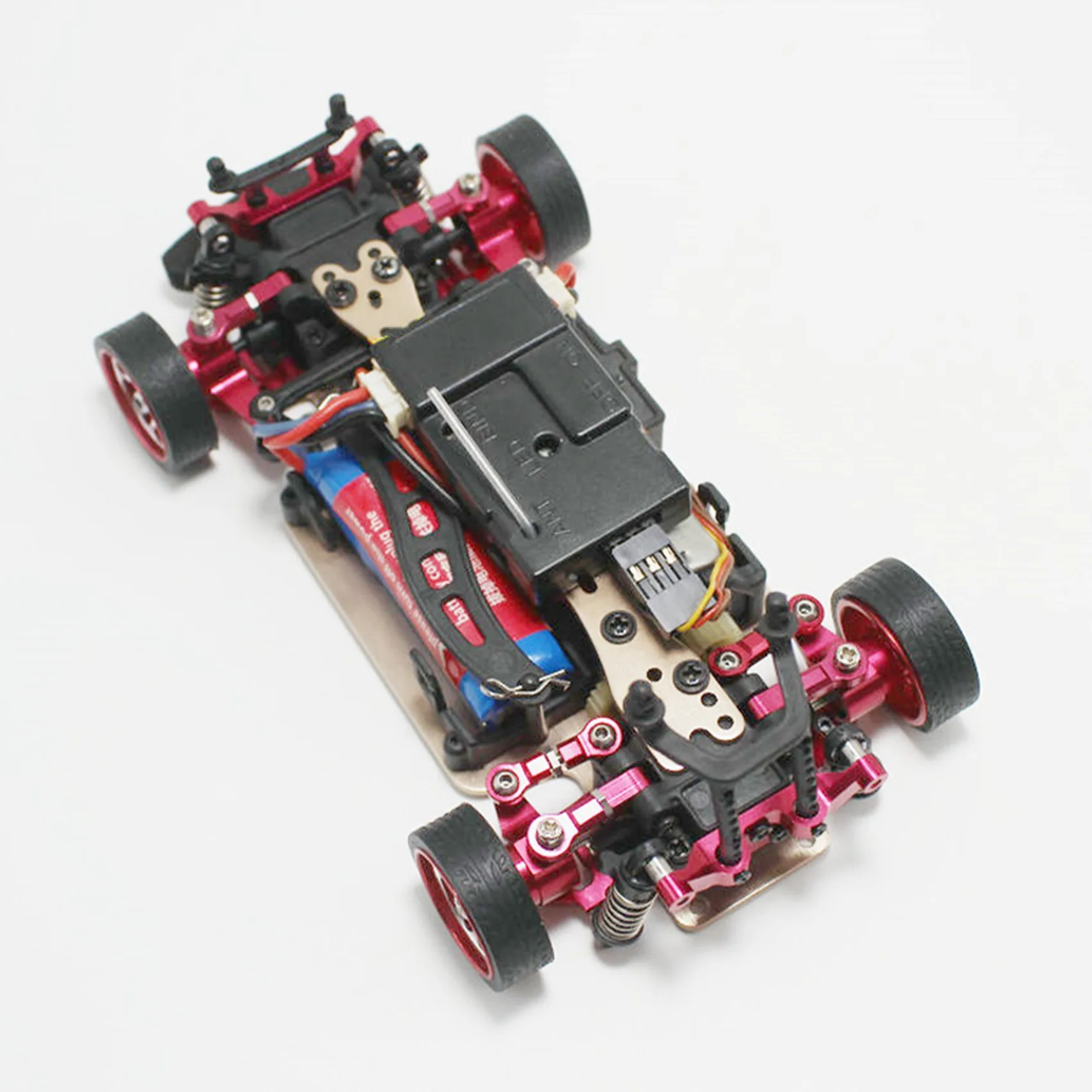 8Pcs RC Car Tires & Wheels For Wltoys K969 K989 K999 P929 Iw04m Awd Iw02 Rm02 Rm03 Dgawd Mini-Z RC 1/28 Car Parts,Red