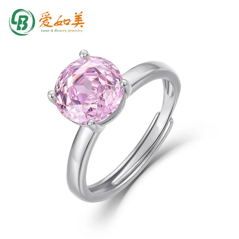

Цвет циркония Millennium Rose Cut, золото 18 карат, платиновое посеребрение PT950, 7-слойное золотое кольцо на палец с четырьмя когтями, инкрустированное