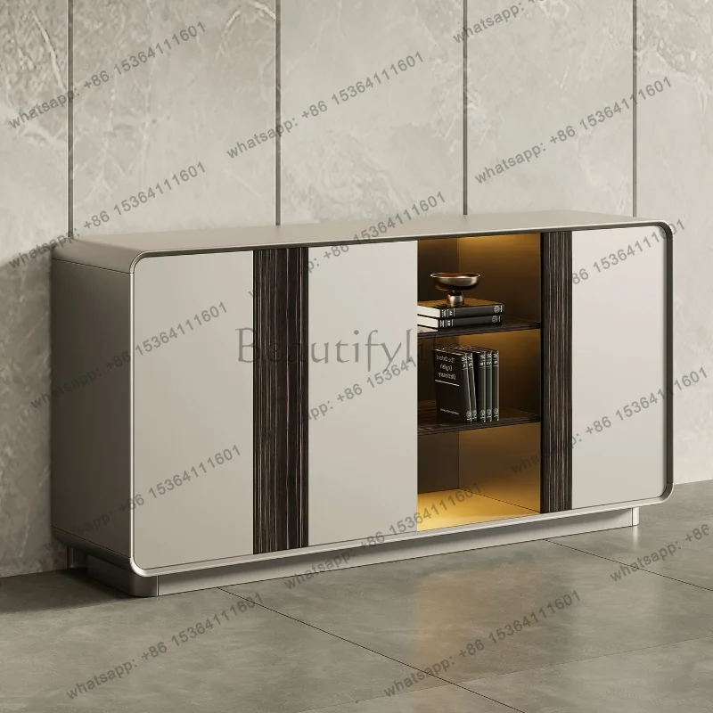 LJY Office Storage Locker Simple Modern Light Luxury Premium File Filing Cabinets Data Cabinet Crack Shelves Shelf Offices Furni