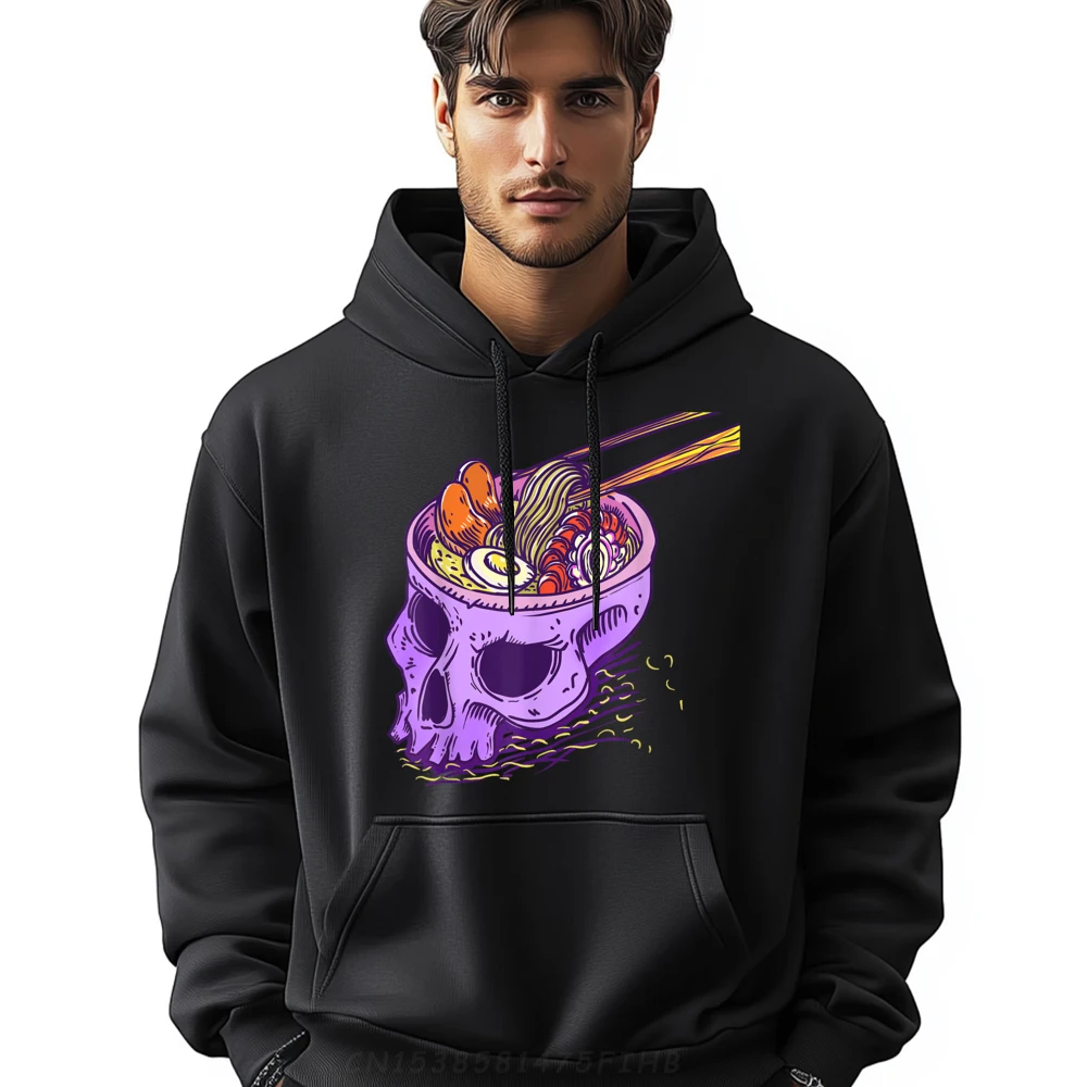 

Skull Ramen Bowl Pastel Goth 3xl Men Clothing Comfortable Oversized Hoodie Christmas Sweater