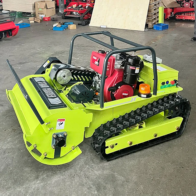 Customizable intelligent remote-controlled self-propelled lawnmower, tracked farm all-terrain lawnmower, industrial grade