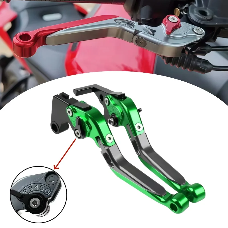 

Для VOGE 525 625 DSX DS625X DS525X 500R 500DS 650DS 525DSX 625DSX Набор тормозных рычагов Складные регулируемые рычаги ручки