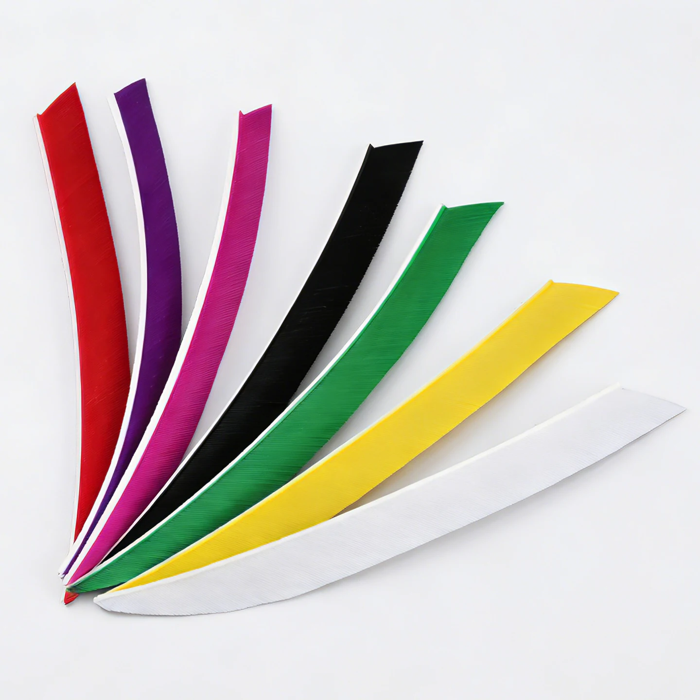 

Натуральные перья для стрел 5 дюймов, настоящие перья индейки, аксессуары для самостоятельной сборки и ремонта стрел для стрельбы из лука