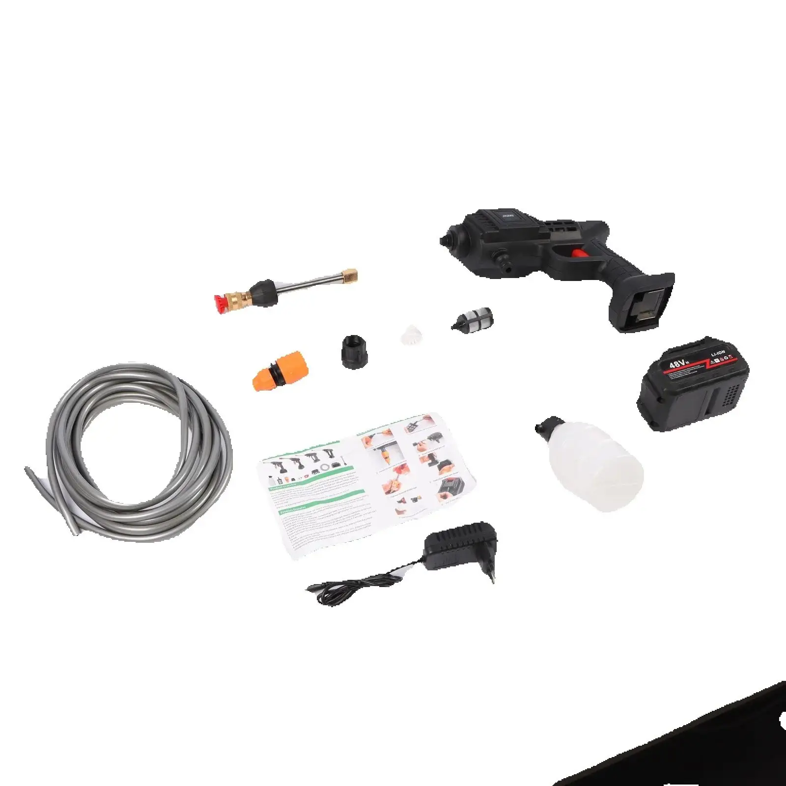 

DC 12V Portable Pressure Washer Gun FOR Household Use Lithium Battery Powered High Pressure Cleaning Tool