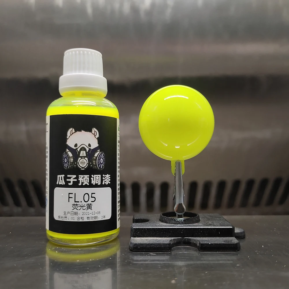 Fluorescent Bright FL series Color Oil Based Paint Spray Coating Painting Model Coloring 50ML UV Lamp Irradiation Is Required