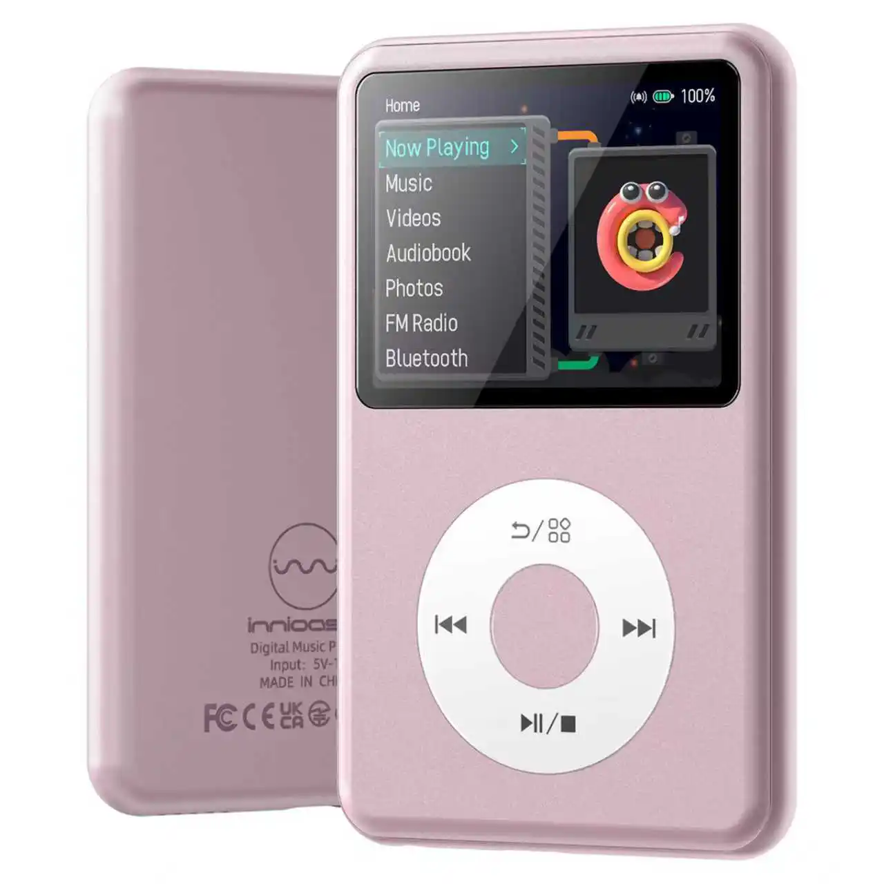 INNIOASIS ポータブル MP3 プレーヤー Bluetooth、デジタル HiFi
