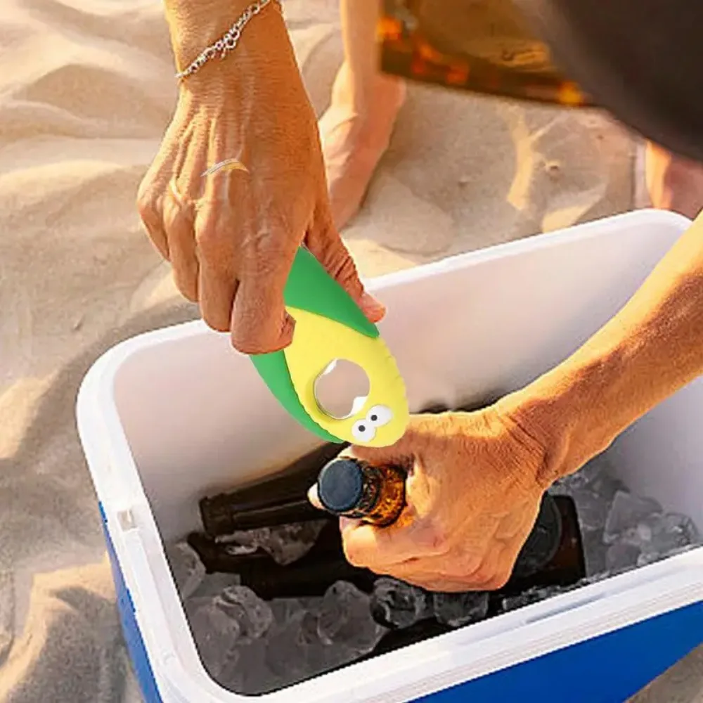 マグネット栓抜き多機能 3D フルーツ形状ビールオープナー省力飲料飲料オープナーレストラン用