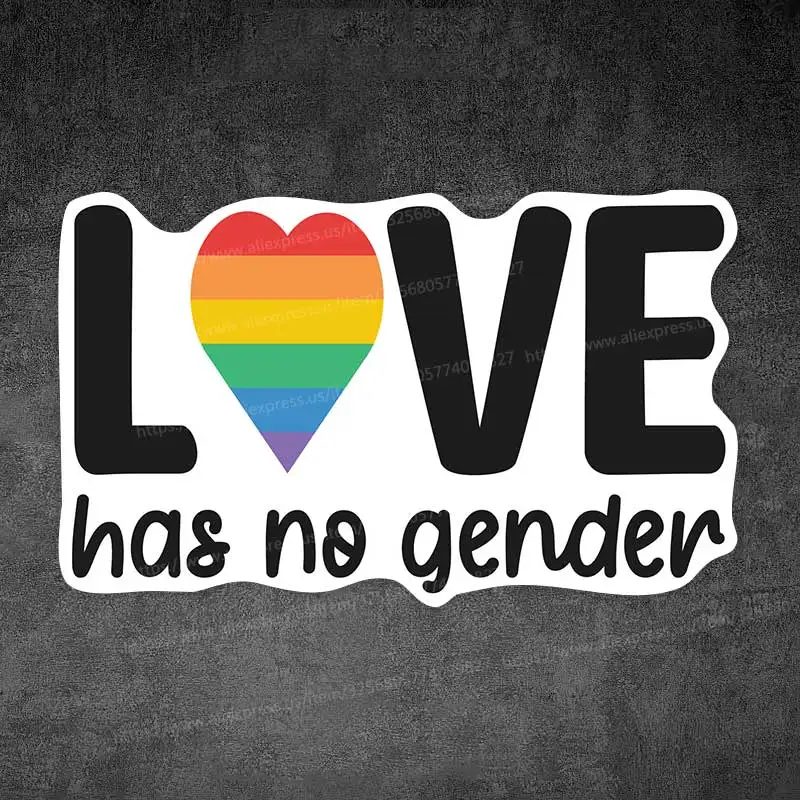 

Car Sticker Pride LGBTQ Waterproof Vinyl Decal on Bumper Rear Window Laptop Self-adhesive Decal For Car Accessories Y237